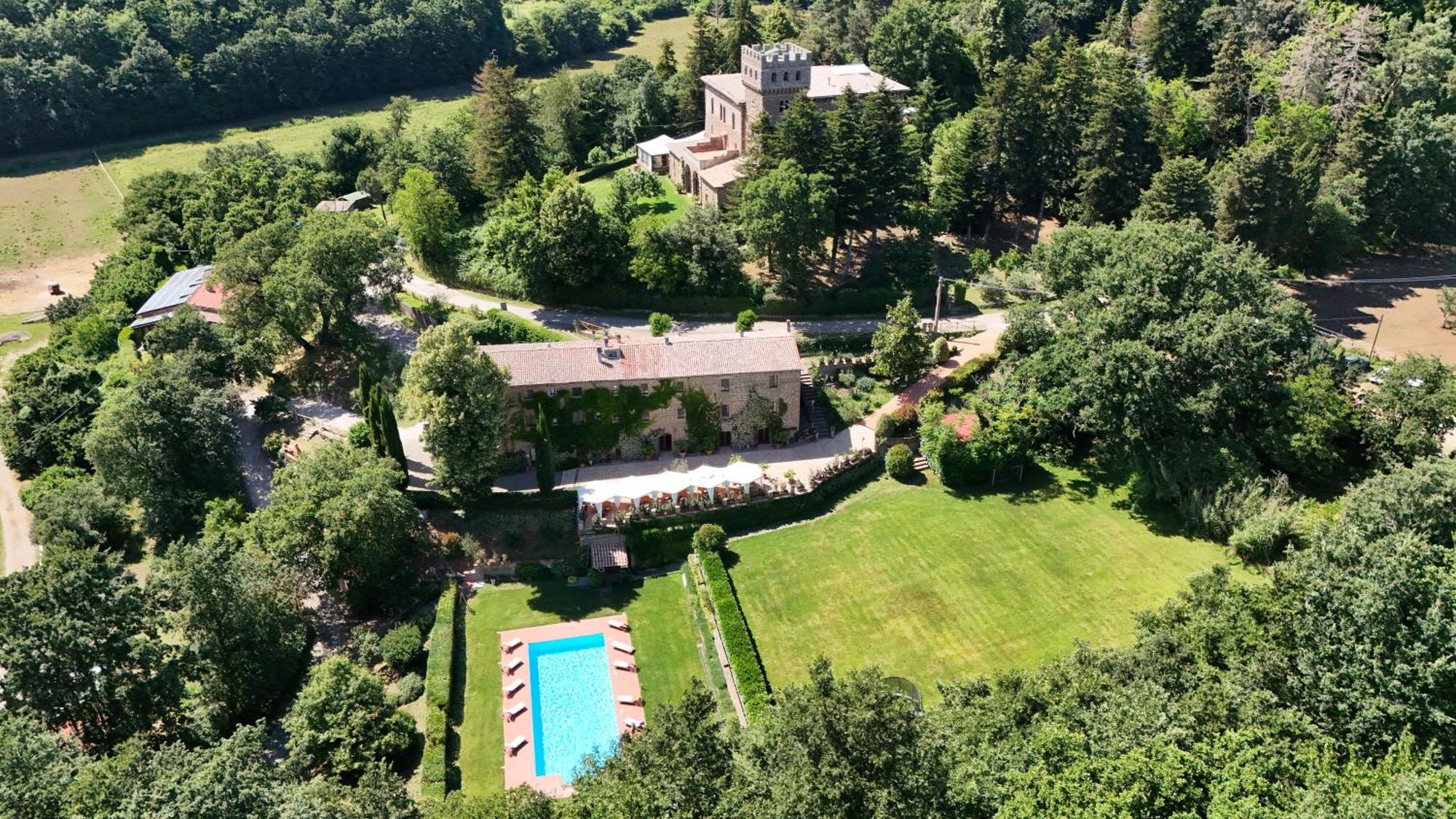 Вілла Castello Santa Cristina Grotte di Castro Екстер'єр фото
